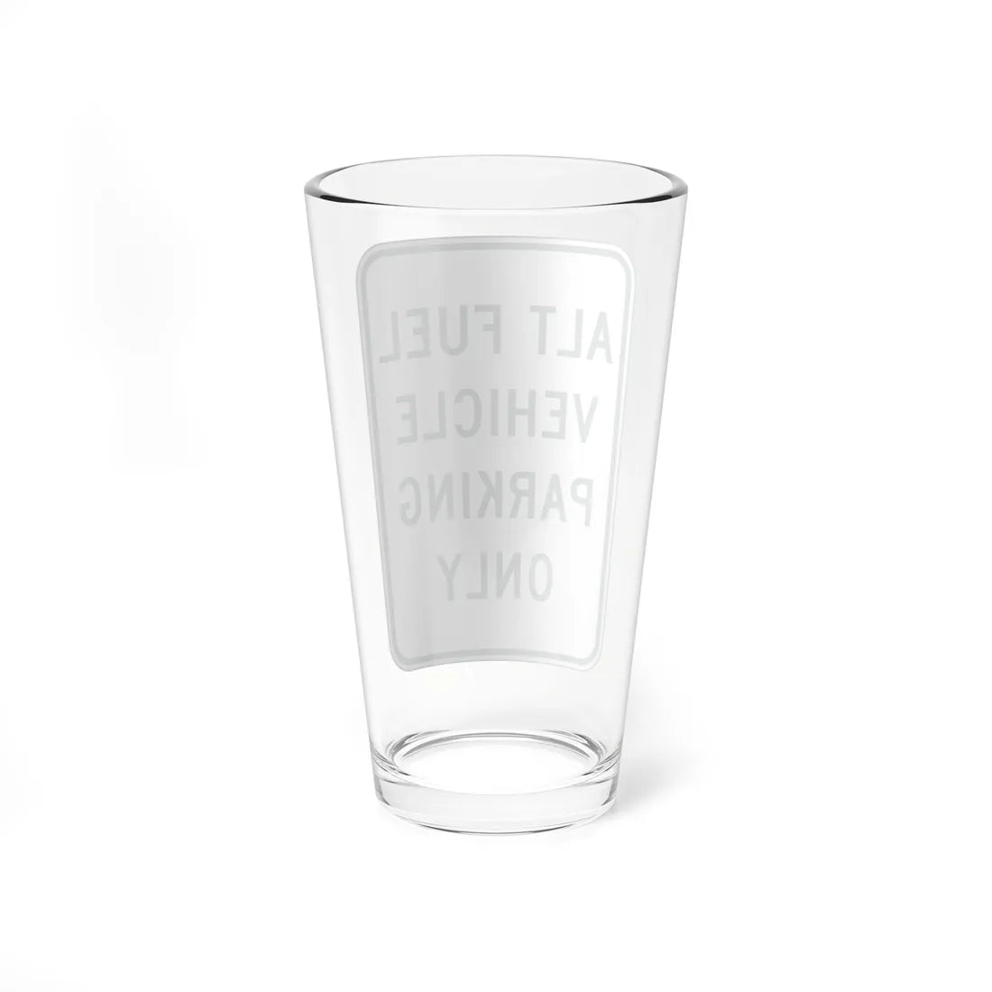 MUTCD-CA R116 (California) (Road Sign) Pint Glass 16oz - Go Mug Yourself