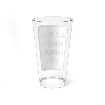 MUTCD-CA R116 (California) (Road Sign) Pint Glass 16oz - Go Mug Yourself