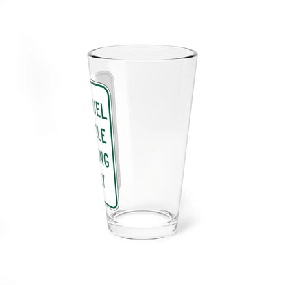 MUTCD-CA R116 (California) (Road Sign) Pint Glass 16oz - Go Mug Yourself