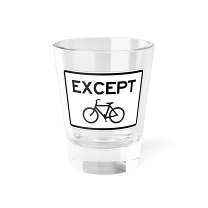 MUTCD-CA R118 (California) (Road Sign) Shot Glass 1.5oz 1.5oz - Go Mug Yourself