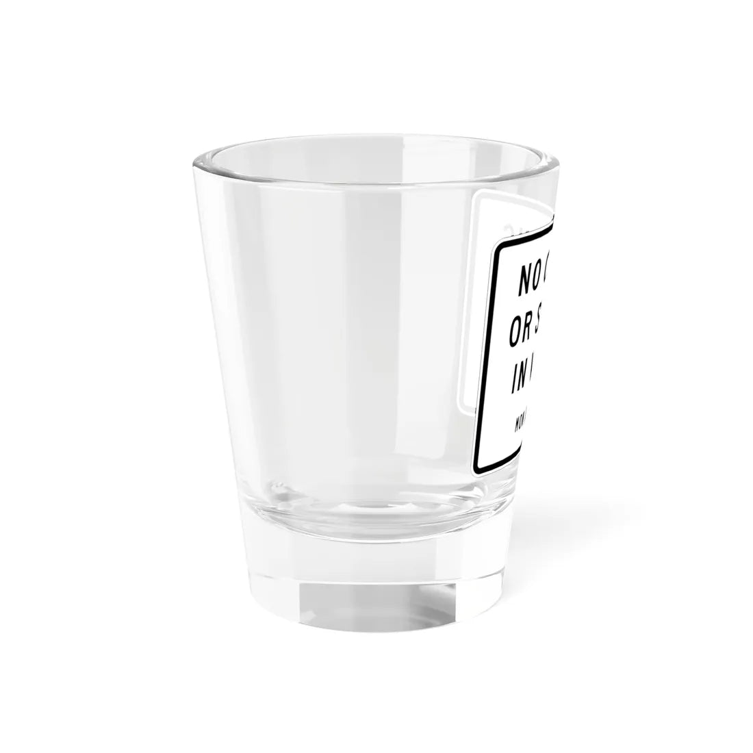 MUTCD-CA R119 (California) (Road Sign) Shot Glass 1.5oz - Go Mug Yourself