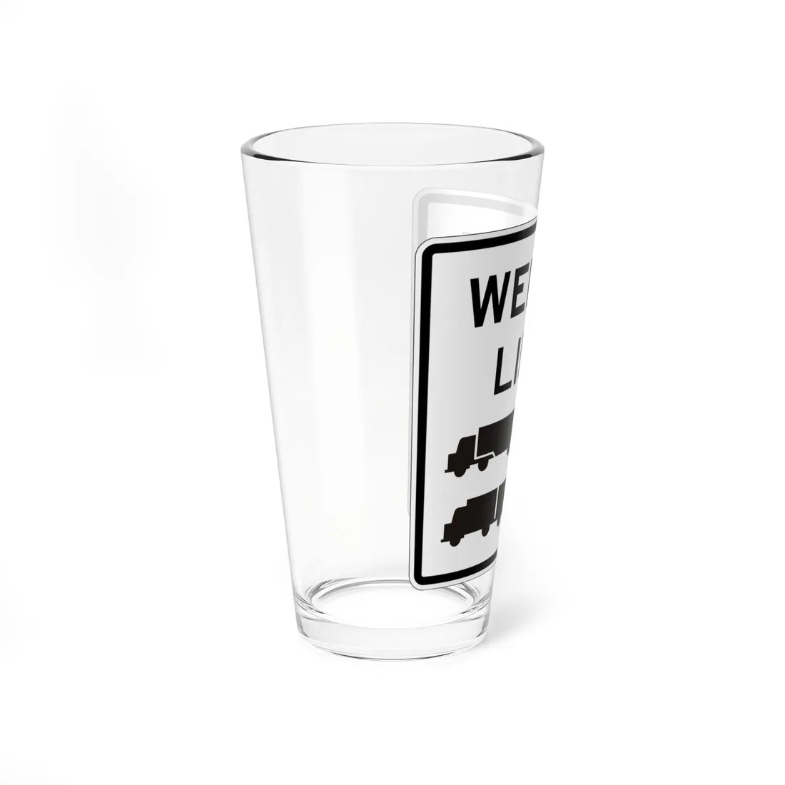 MUTCD-CA R20A-1 (California) (Road Sign) Pint Glass 16oz - Go Mug Yourself