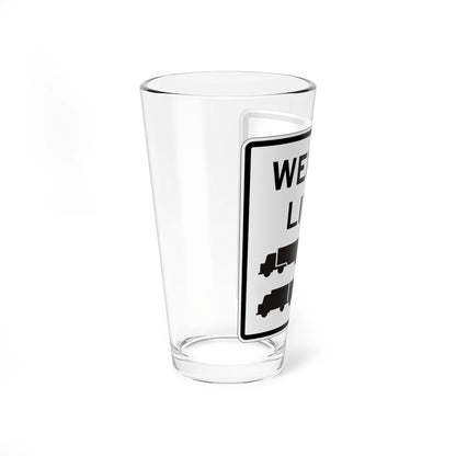 MUTCD-CA R20A-1 (California) (Road Sign) Pint Glass 16oz - Go Mug Yourself