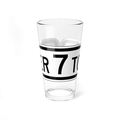 MUTCD-CA R20D-1 (California) (Road Sign) Pint Glass 16oz 16oz - Go Mug Yourself