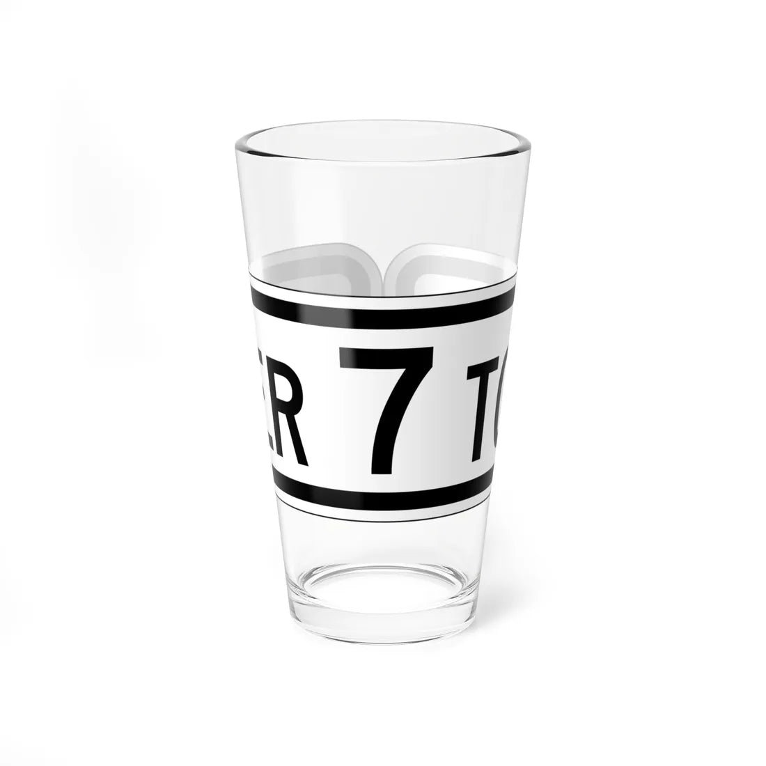 MUTCD-CA R20D-1 open text (California) (Road Sign) Pint Glass 16oz 16oz - Go Mug Yourself