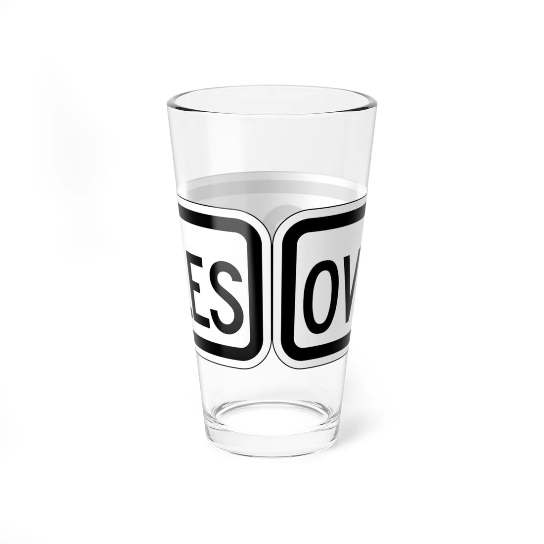 MUTCD-CA R20D-2 (California) (Road Sign) Pint Glass 16oz - Go Mug Yourself