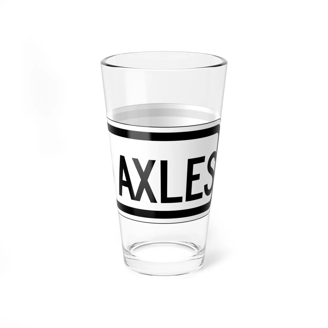 MUTCD-CA R20D-2 open text (California) (Road Sign) Pint Glass 16oz - Go Mug Yourself
