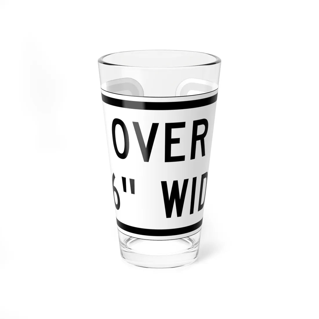 MUTCD-CA R20D-3 (California) (Road Sign) Pint Glass 16oz 16oz - Go Mug Yourself