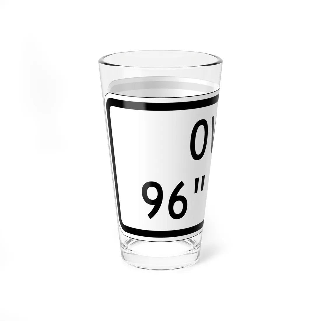 MUTCD-CA R20D-3 (California) (Road Sign) Pint Glass 16oz - Go Mug Yourself