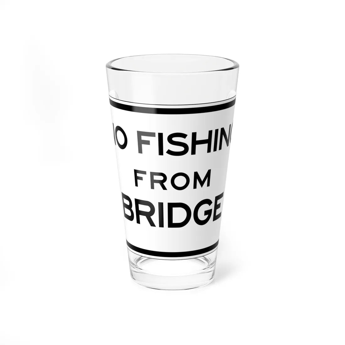 MUTCD-CA R23 (California) (Road Sign) Pint Glass 16oz 16oz - Go Mug Yourself