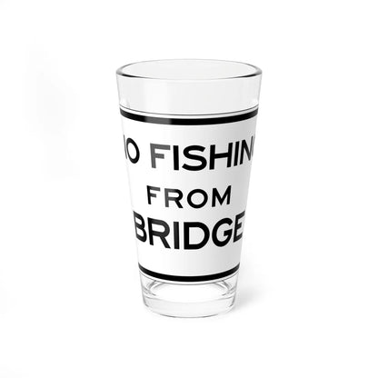 MUTCD-CA R23 (California) (Road Sign) Pint Glass 16oz 16oz - Go Mug Yourself