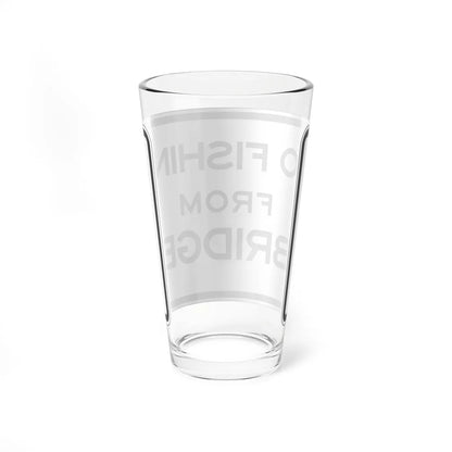 MUTCD-CA R23 (California) (Road Sign) Pint Glass 16oz - Go Mug Yourself