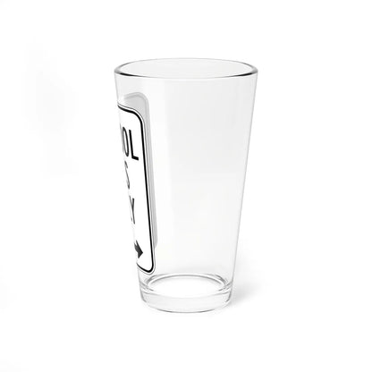 MUTCD-CA R24A (California) (Road Sign) Pint Glass 16oz - Go Mug Yourself