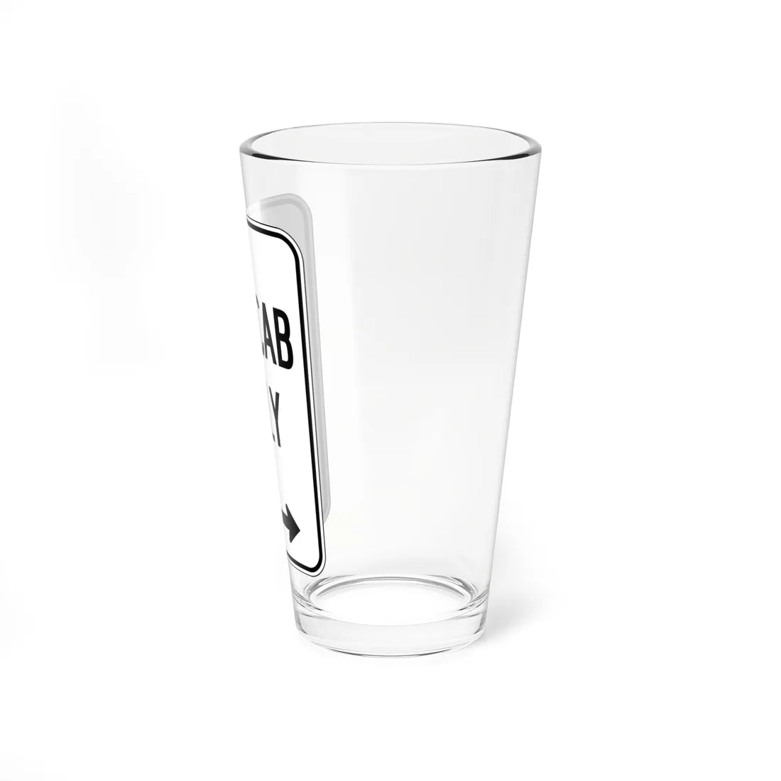 MUTCD-CA R24B (California) (Road Sign) Pint Glass 16oz - Go Mug Yourself