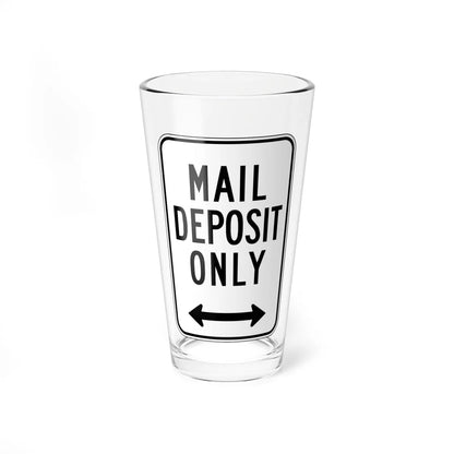 MUTCD-CA R24D (California) (Road Sign) Pint Glass 16oz 16oz - Go Mug Yourself