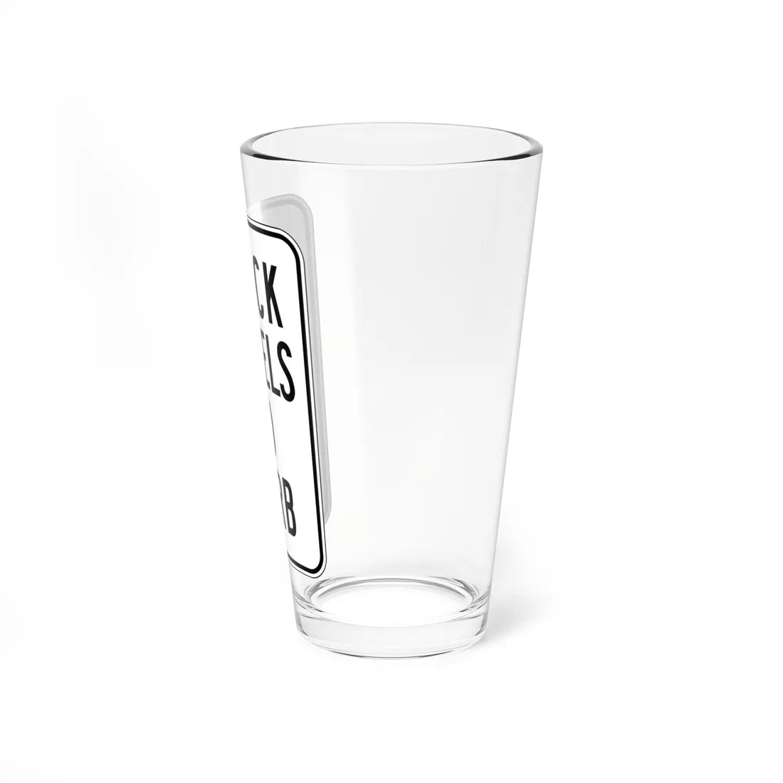 MUTCD-CA R24E (California) (Road Sign) Pint Glass 16oz - Go Mug Yourself