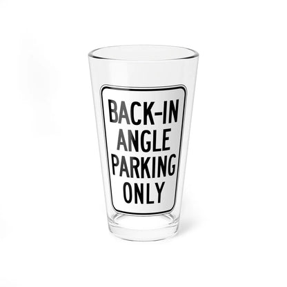 MUTCD-CA R24F (California) (Road Sign) Pint Glass 16oz 16oz - Go Mug Yourself