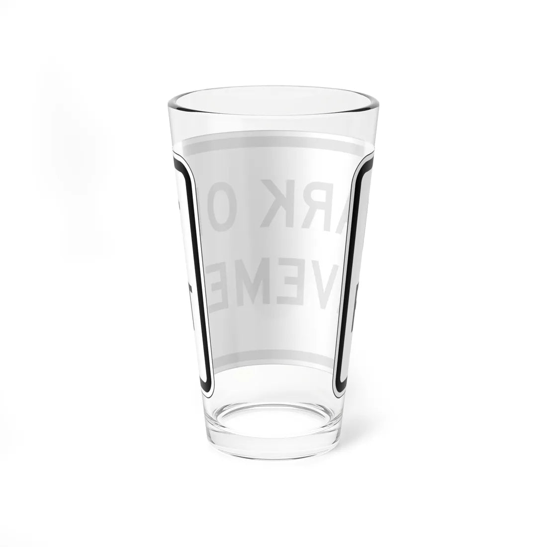 MUTCD-CA R25-1 (California) (Road Sign) Pint Glass 16oz - Go Mug Yourself