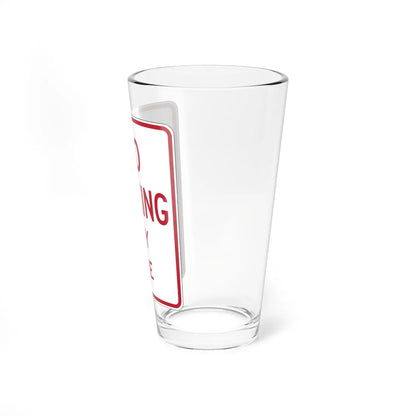 MUTCD-CA R26A-1.1 (California) (Road Sign) Pint Glass 16oz - Go Mug Yourself