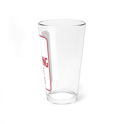 MUTCD-CA R26F (California) (Road Sign) Pint Glass 16oz - Go Mug Yourself