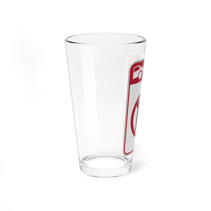 MUTCD-CA R26K (California) (Road Sign) Pint Glass 16oz - Go Mug Yourself