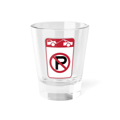 MUTCD-CA R26K (California) (Road Sign) Shot Glass 1.5oz 1.5oz - Go Mug Yourself