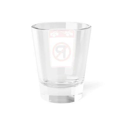 MUTCD-CA R26K (California) (Road Sign) Shot Glass 1.5oz - Go Mug Yourself