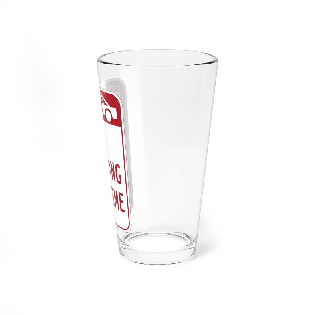 MUTCD-CA R26L (California) (Road Sign) Pint Glass 16oz - Go Mug Yourself