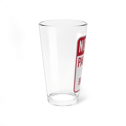 MUTCD-CA R27 (California) (Road Sign) Pint Glass 16oz - Go Mug Yourself