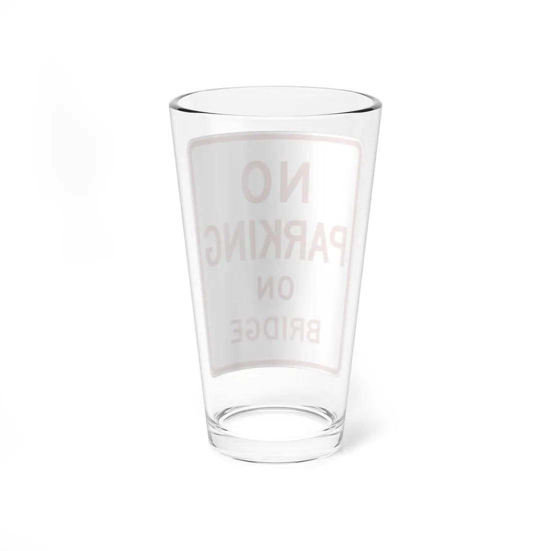 MUTCD-CA R27A-1.1 (California) (Road Sign) Pint Glass 16oz - Go Mug Yourself