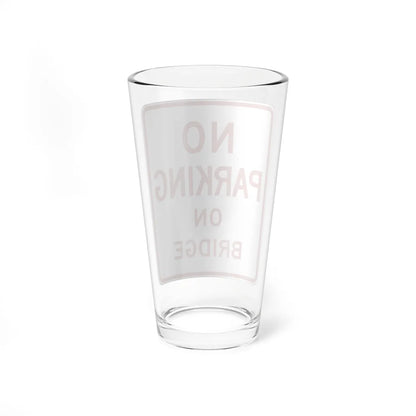MUTCD-CA R27A-1.1 (California) (Road Sign) Pint Glass 16oz - Go Mug Yourself