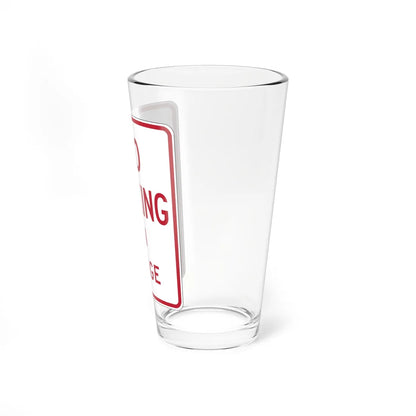 MUTCD-CA R27A-1.1 (California) (Road Sign) Pint Glass 16oz - Go Mug Yourself