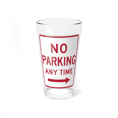 MUTCD-CA R28A-1.2Rt (California) (Road Sign) Pint Glass 16oz 16oz - Go Mug Yourself