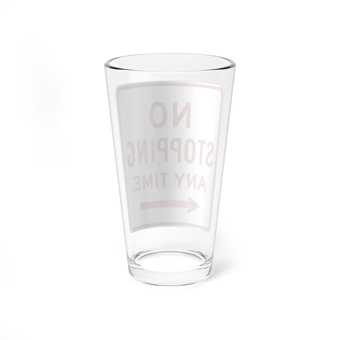 MUTCD-CA R28A-1.3SLt (California) (Road Sign) Pint Glass 16oz - Go Mug Yourself