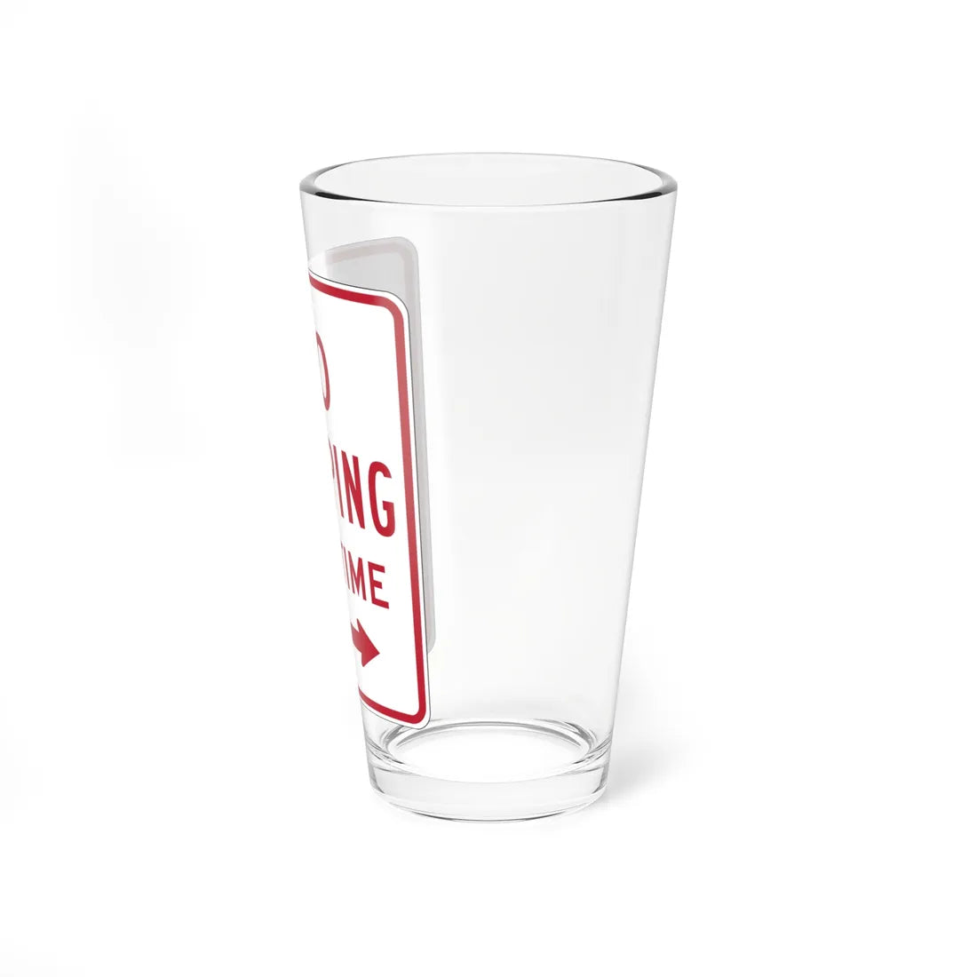 MUTCD-CA R28A-1.3SRt (California) (Road Sign) Pint Glass 16oz - Go Mug Yourself