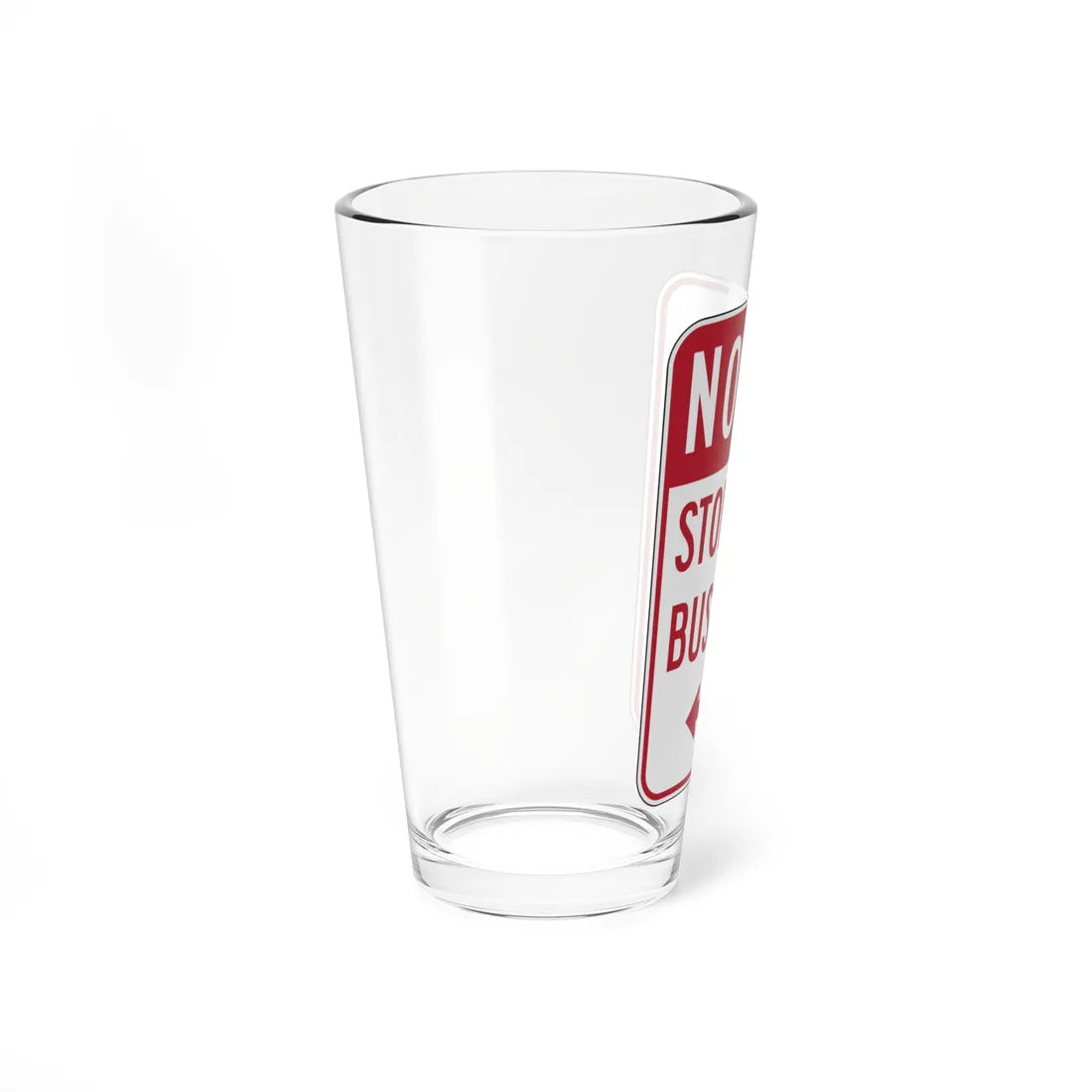 MUTCD-CA R28C (California) (Road Sign) Pint Glass 16oz - Go Mug Yourself