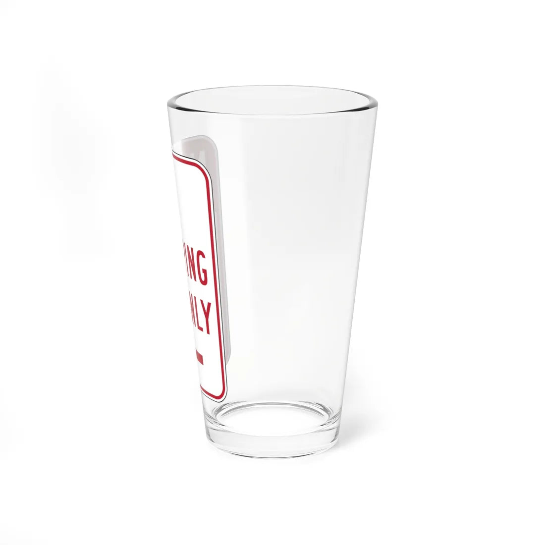 MUTCD-CA R28C (California) (Road Sign) Pint Glass 16oz - Go Mug Yourself