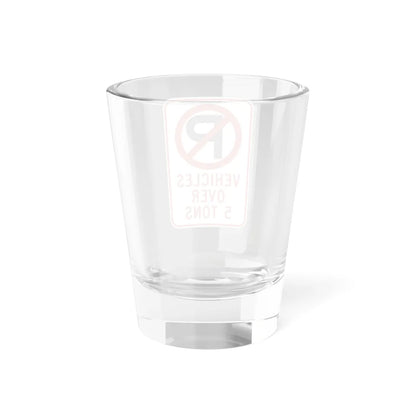 MUTCD-CA R28F (California) (Road Sign) Shot Glass 1.5oz - Go Mug Yourself