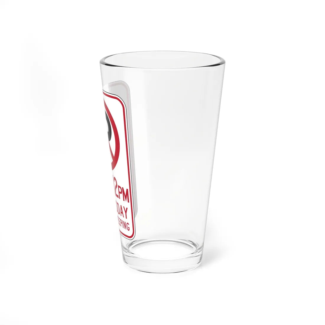 MUTCD-CA R30B 2009 (California) (Road Sign) Pint Glass 16oz - Go Mug Yourself