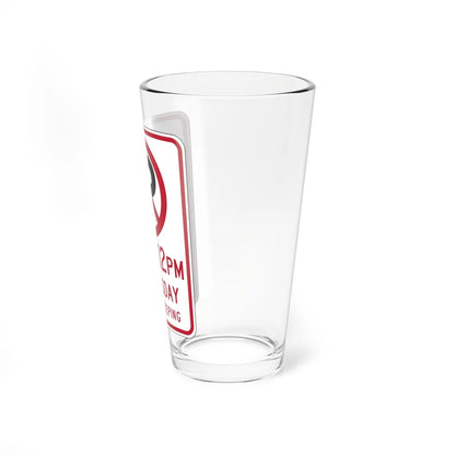 MUTCD-CA R30B 2024 (California) (Road Sign) Pint Glass 16oz - Go Mug Yourself