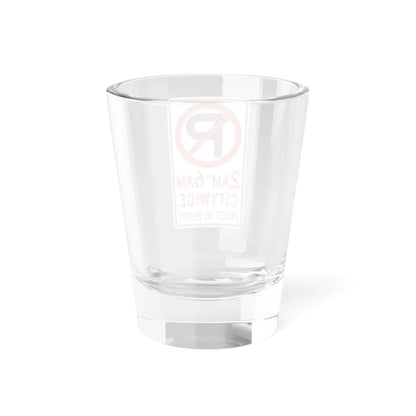 MUTCD-CA R30D (California) (Road Sign) Shot Glass 1.5oz - Go Mug Yourself