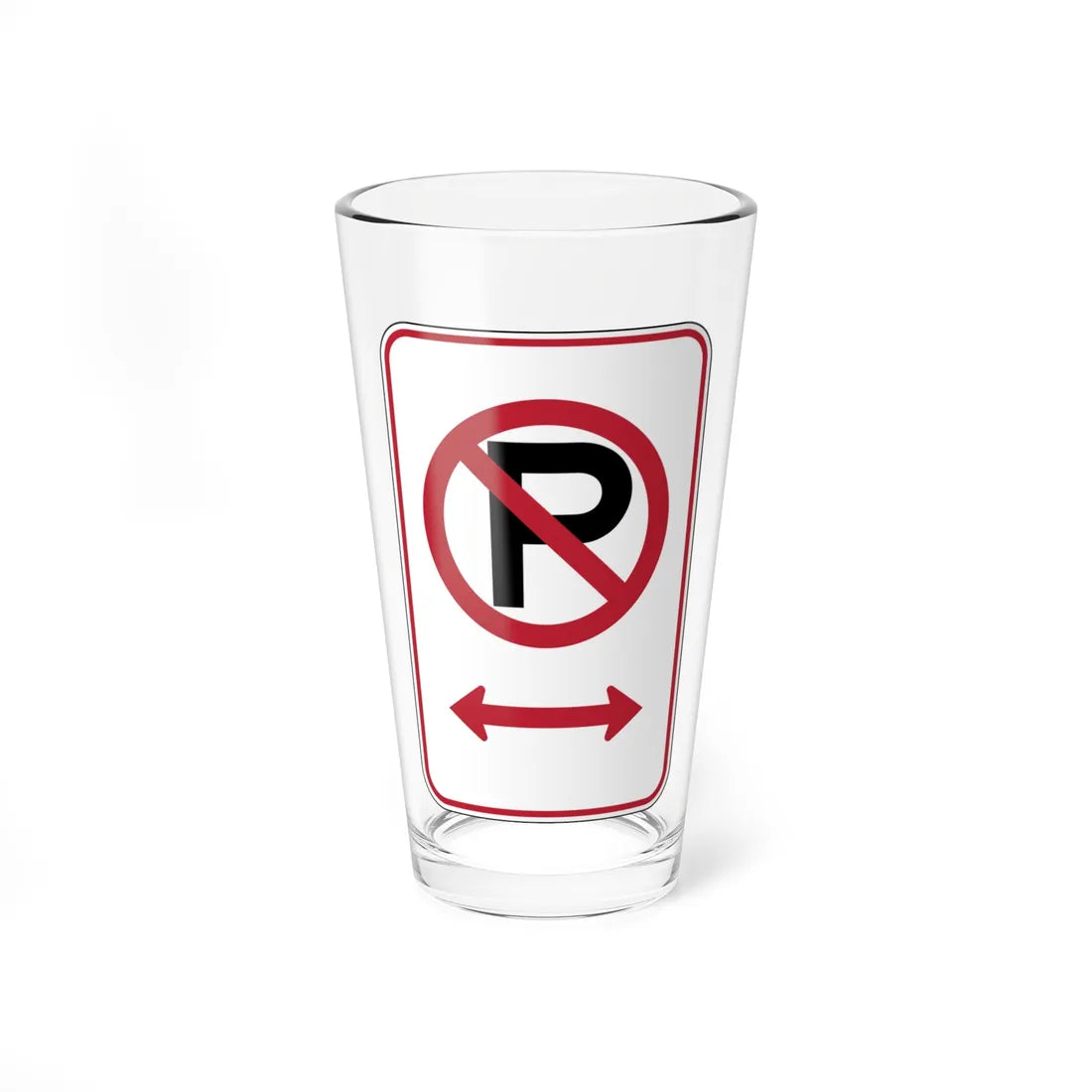 MUTCD-CA R30E (California) (Road Sign) Pint Glass 16oz 16oz - Go Mug Yourself