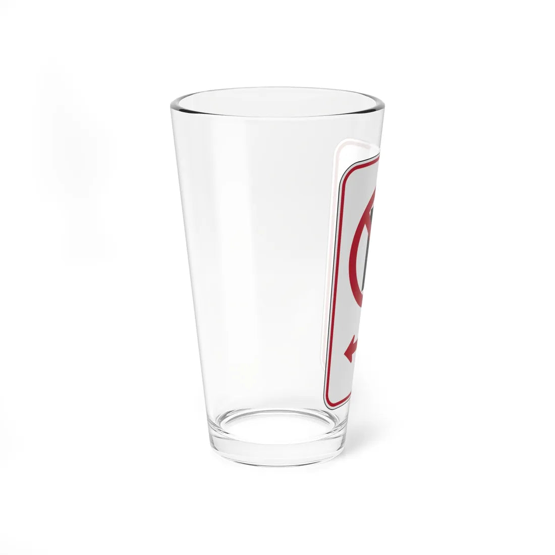 MUTCD-CA R30E (California) (Road Sign) Pint Glass 16oz - Go Mug Yourself