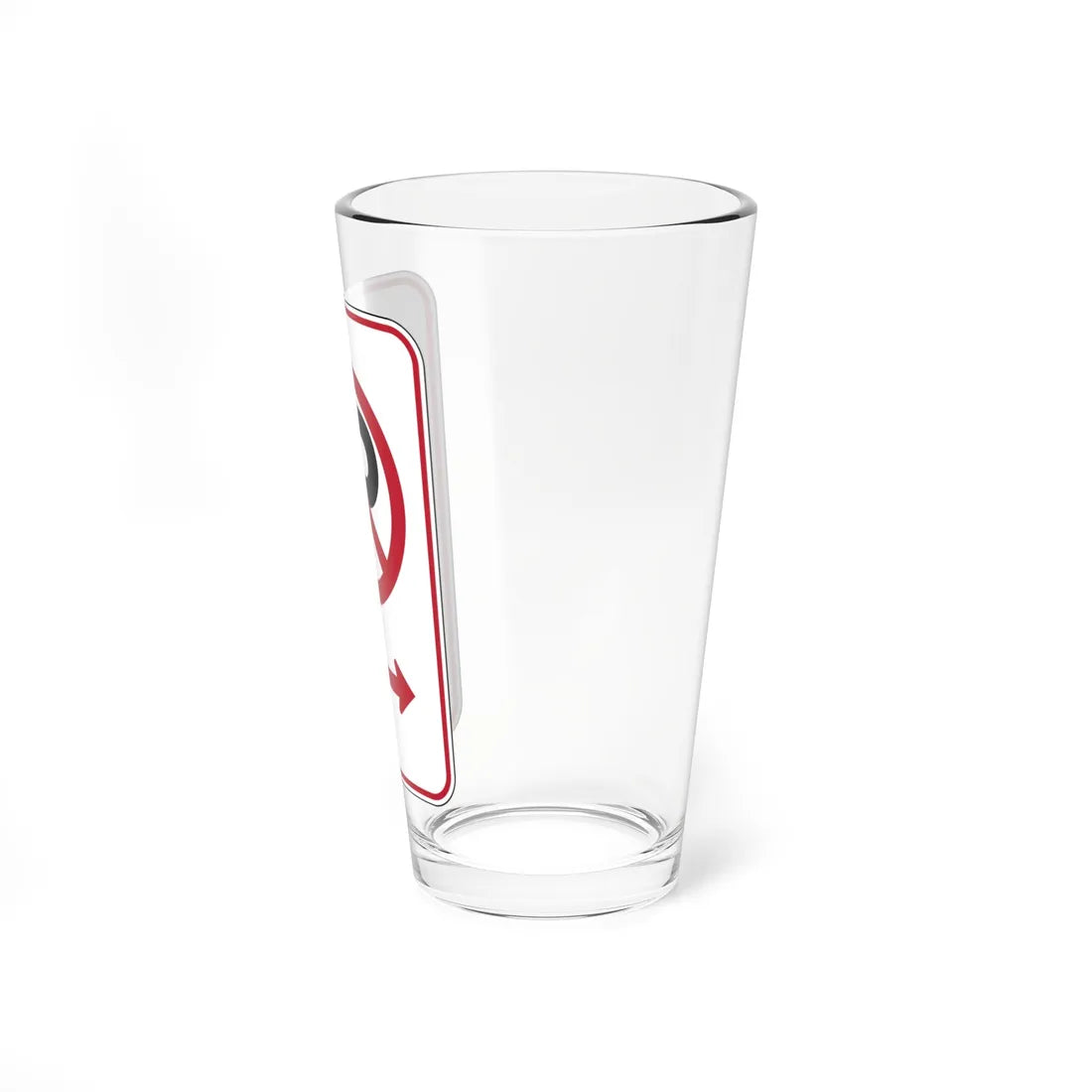 MUTCD-CA R30E (California) (Road Sign) Pint Glass 16oz - Go Mug Yourself