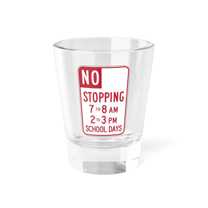 MUTCD-CA R30F (California) (Road Sign) Shot Glass 1.5oz 1.5oz - Go Mug Yourself