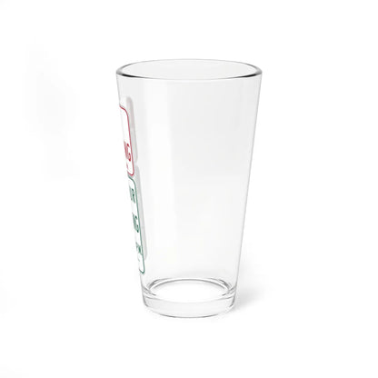 MUTCD-CA R32B (California) (Road Sign) Pint Glass 16oz - Go Mug Yourself