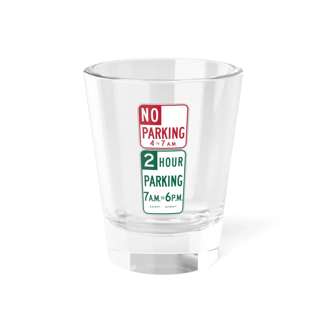 MUTCD-CA R32B (California) (Road Sign) Shot Glass 1.5oz 1.5oz - Go Mug Yourself