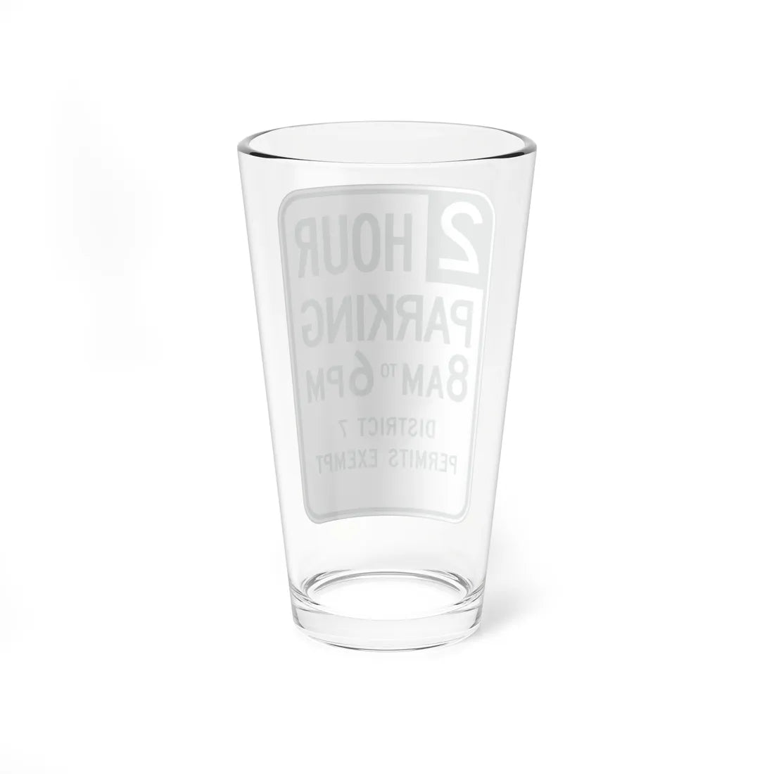 MUTCD-CA R32C (California) (Road Sign) Pint Glass 16oz - Go Mug Yourself
