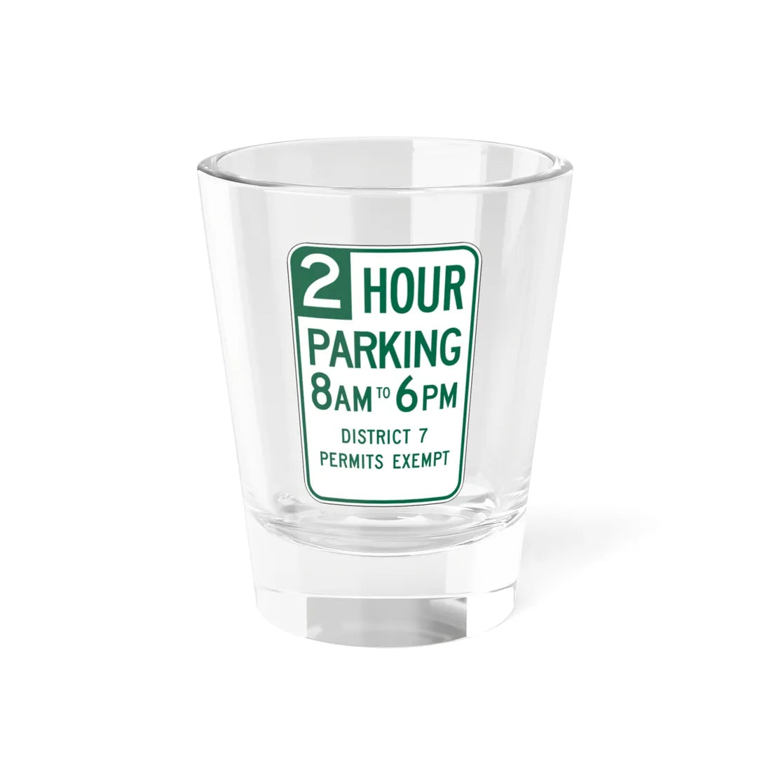 MUTCD-CA R32C (California) (Road Sign) Shot Glass 1.5oz 1.5oz - Go Mug Yourself