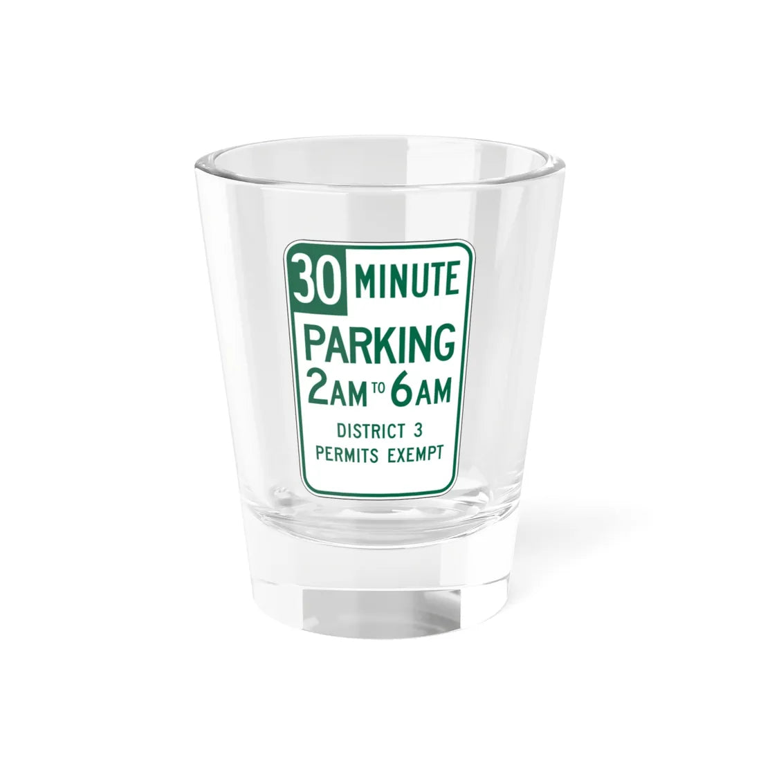 MUTCD-CA R32D (California) (Road Sign) Shot Glass 1.5oz 1.5oz - Go Mug Yourself